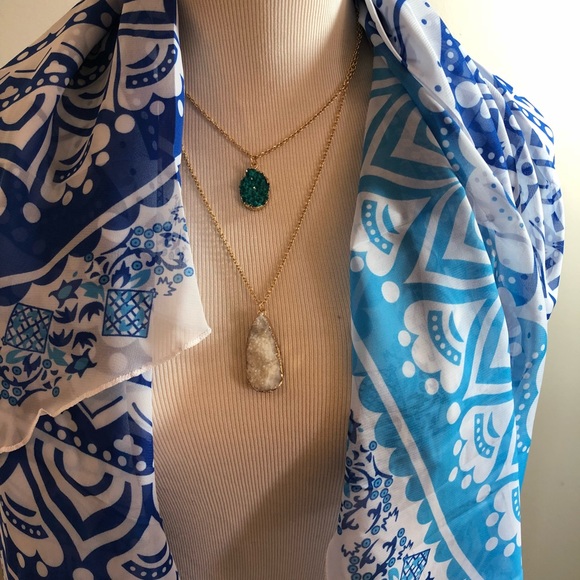 Double Layered Necklace - Picture 7 of 8